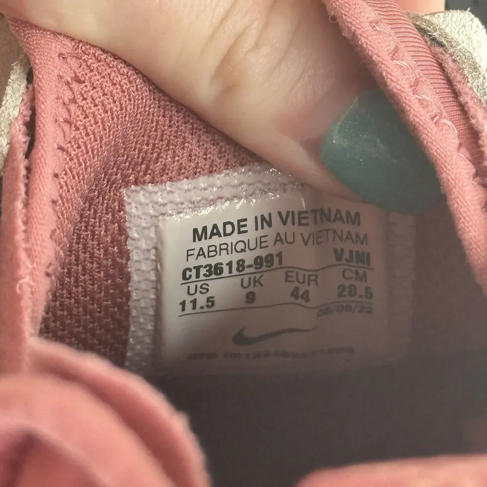 Nike By You Women’s React Vision Black Red Pink 11.5 DSMX Sneaker Shoes